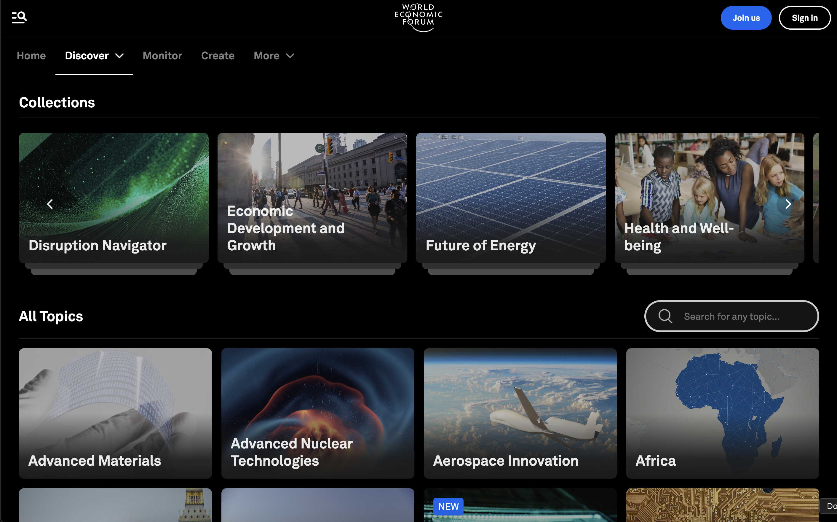 WEF Strategic Intelligence
